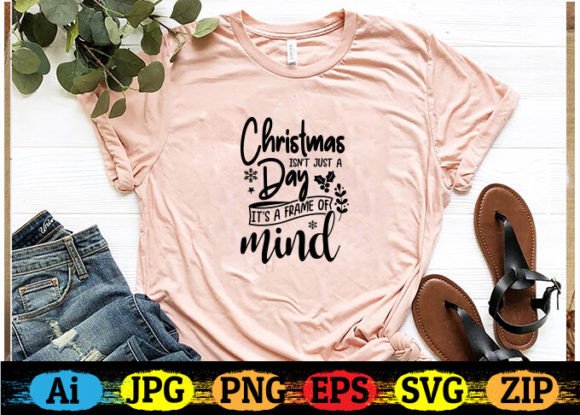 Free Christmas T-shirt Design: Graphics & Freebies