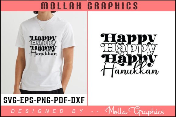 Happy Hanukkah T Shirt Design: Graphics & Freebies