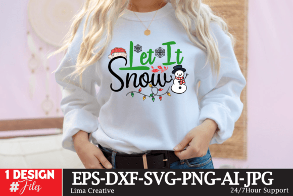 Let It Snow SVG Cut File: Graphics & Freebies Review